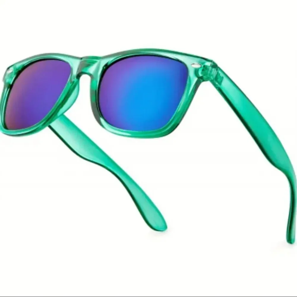 Unisex celeb style retro Translucent sunglasses